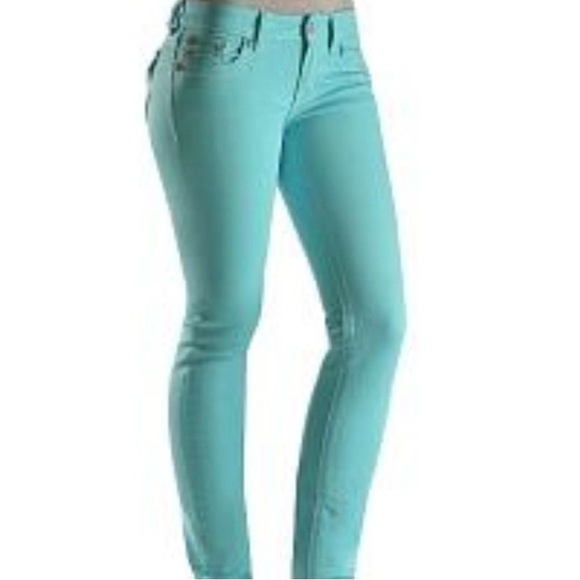 Miss Me Aqua Ankle Skinny Jeans Size 28 🩵 - Picture 13 of 13